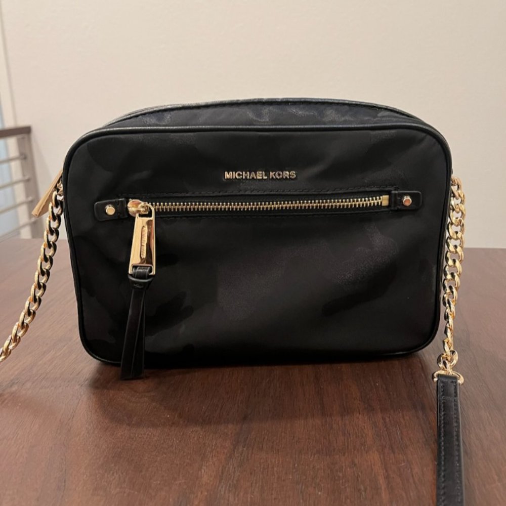 Michael Kors Camo Print Crossbody Bag